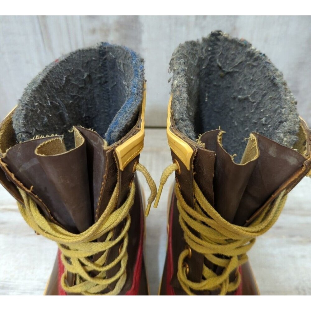 ✅ROBERT STEVENS Felt Lined Brown Steel Shank Mens 6 Boots Halloween Prop Decor - Picture 5 of 12
